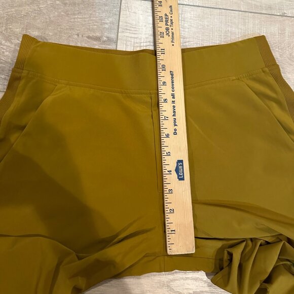 ATHLETA WOMENS MUSTARD YELLOW PANTS PULL ON SIZE 6 - Picture 5 of 8